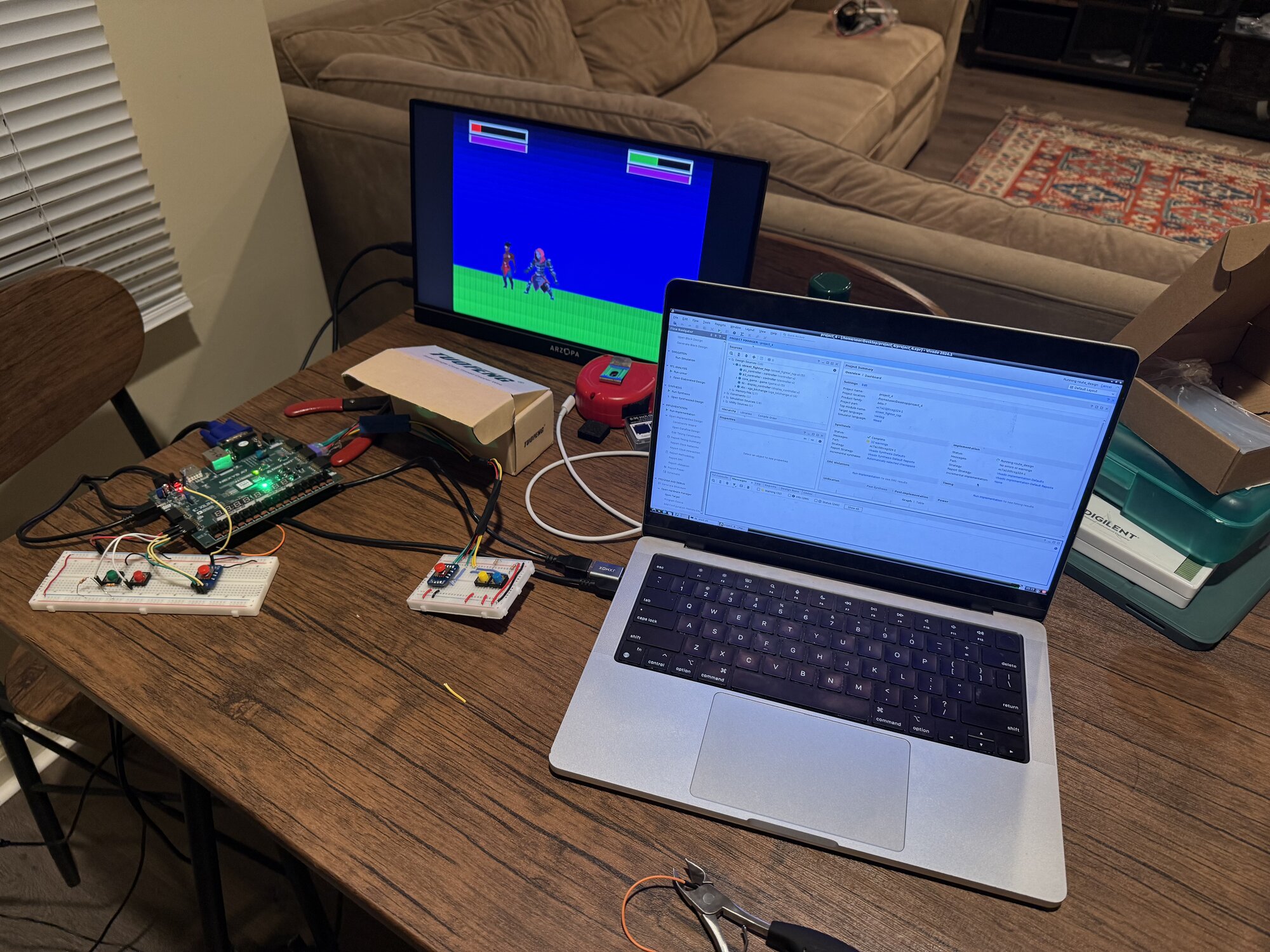 FPGA Street Fighter